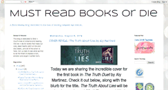 Desktop Screenshot of mustreadbooksordie.com