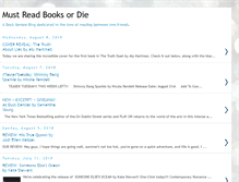 Tablet Screenshot of mustreadbooksordie.com